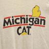 Hanes 90s Old Caterpillar made in the USA Michigan CAT Short sleeve T-shirt Men's Used