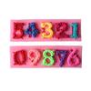 0-9 Numbers Birthday Digital Mold Lollipop Mould Number Shape Silicone Cake Mold Chocolate Mould Birthday Cake Tools