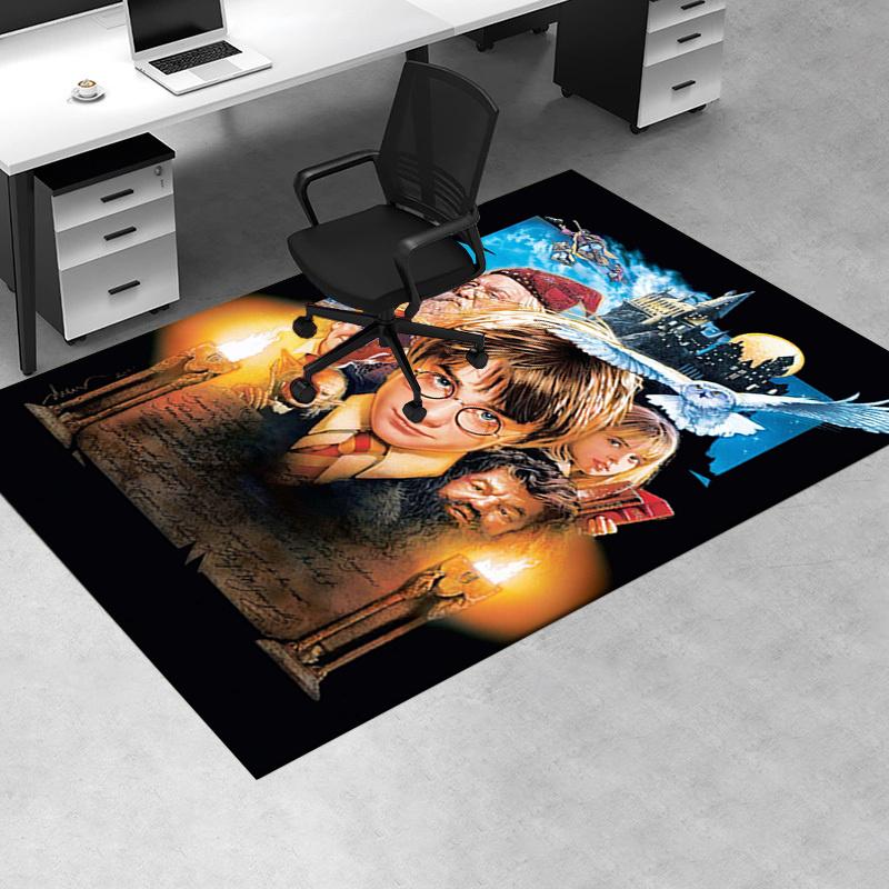

Harry Potter and the Sorcerer s Stone Movie Poster Print Office Mat Home Decor Office Desk Chair Rugs Chair Carpet for office Chair Mat Gift 60cm by 90cm