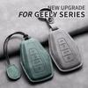 Leren Autosleutelhoes voor Geely Coolray X6 Emgrand Global Hawk GX7 voor Geely Atlas Boyue NL3 X7 EX7 Emgrand Kulrey GT GC9