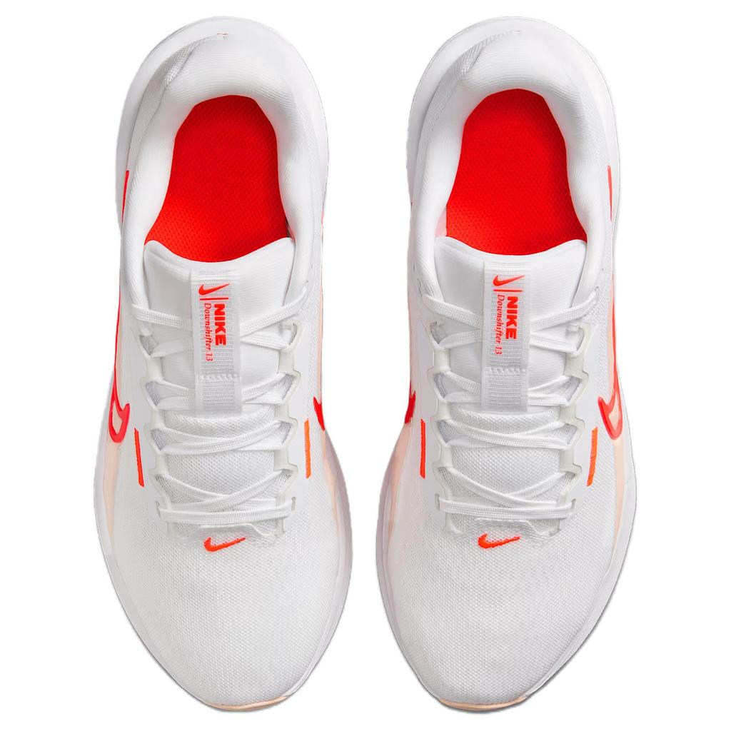 Nike Downshifter 13 White Bright Crimson Women Sneakers Washed-Coral FD6476-105
