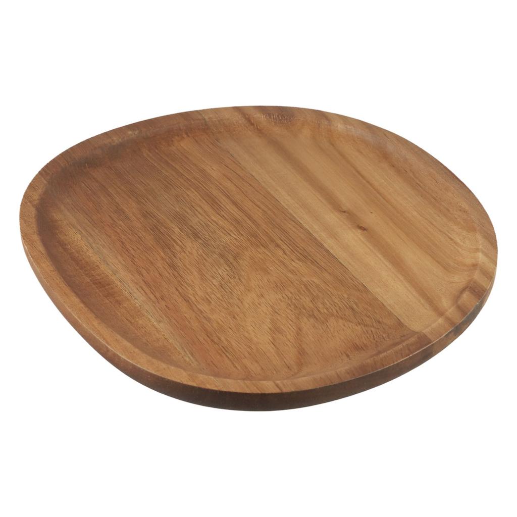 Wood Dinner Plates Irregular Oval Serving Tray Fruit Dishes Dry Fruit Sushi Tea Tray Bread Wooden Plate Home Decoration