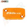 Motorrad Zubehör Für KTM 150 250 300 400 450 500 525 530 EXC TPI Sechs Tage exc 300 Vordere bremsflüssigkeit Reservoir Abdeckung