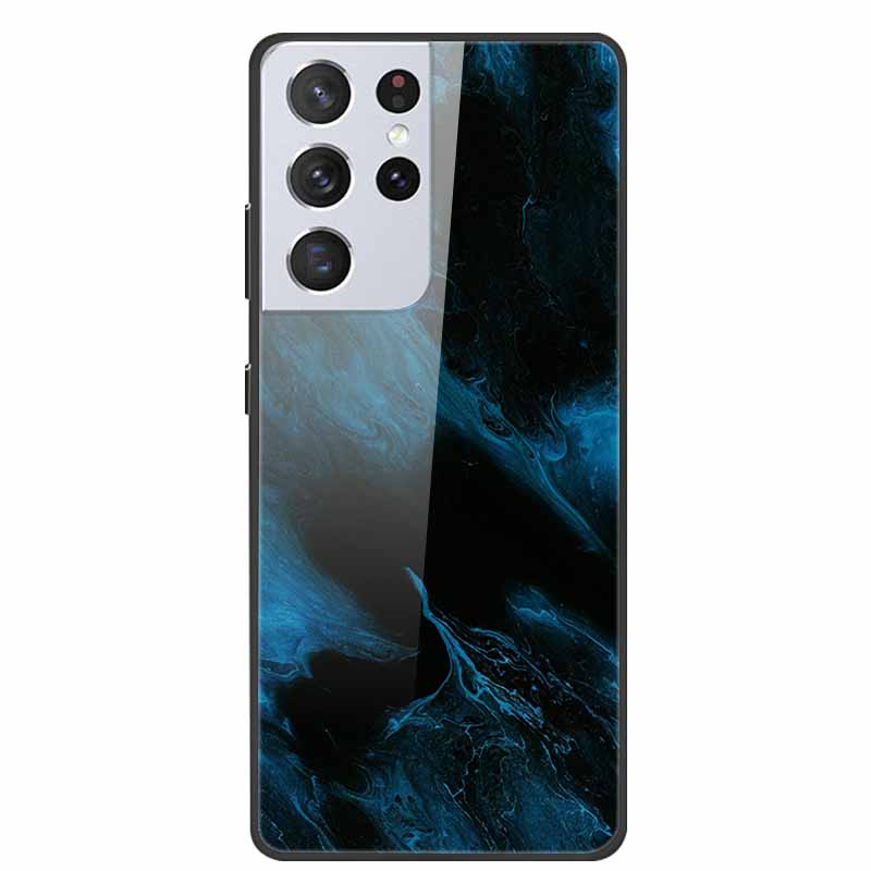 For Samsung Galaxy S25 Ultra Tempered Glass Case Back Cover Hard Phone Cases for SamsungS25 ULTRA 5G SM-S938B Protective Capa