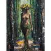 Dark Goddess Gaia/Hecate Greek Mythology Norse Witch Magic Gothic Fantasy Poster Canvas Painting Wall Art Pictures Home Decor