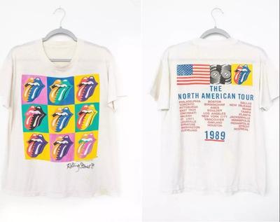 1980S Rolling Stones Tour T Shirt Unisex T-Shirt