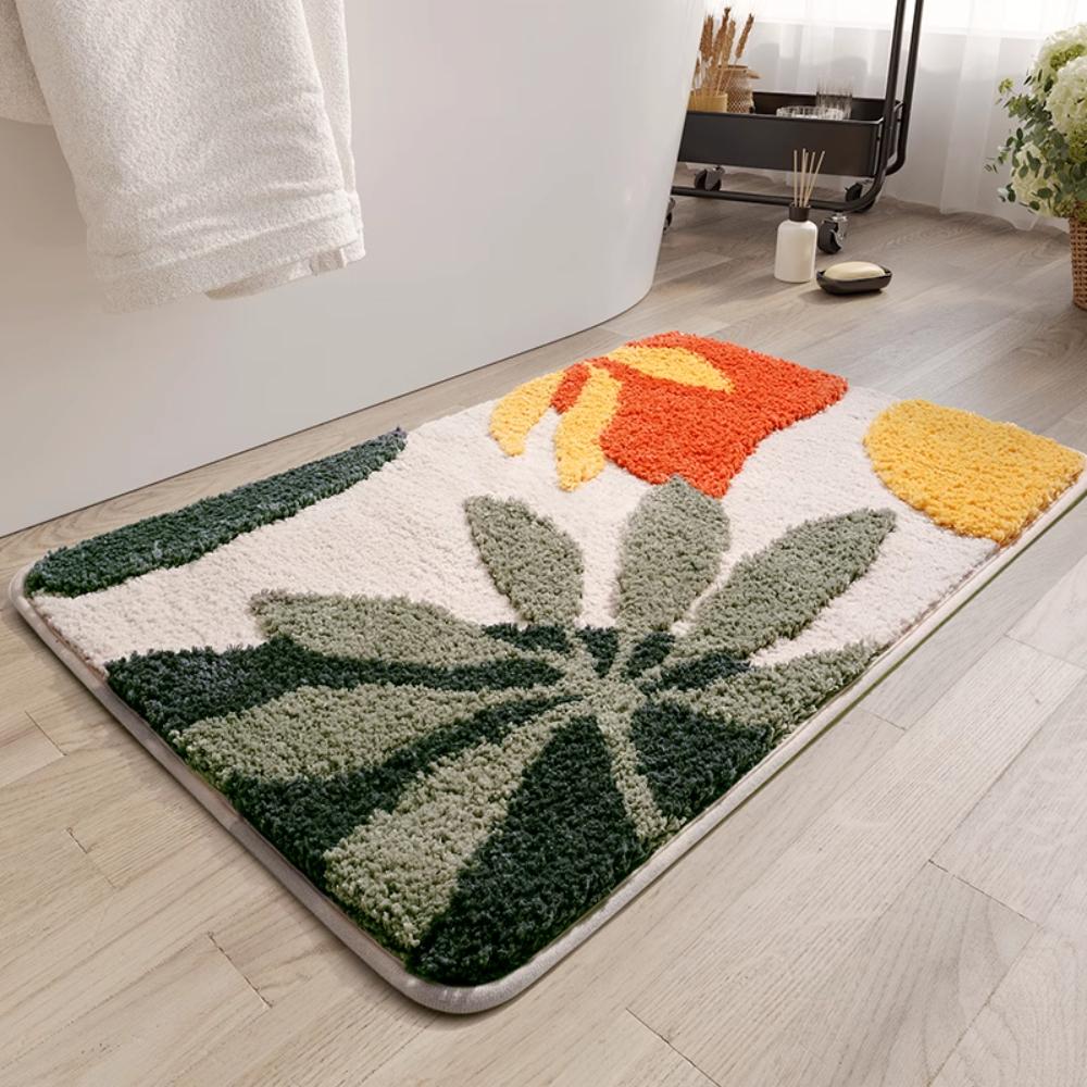 Stylish Mat And Machine-Washable Non-Slip Entrance Carpet a Durable Welcome Mat For Indoor And Outdoor Use