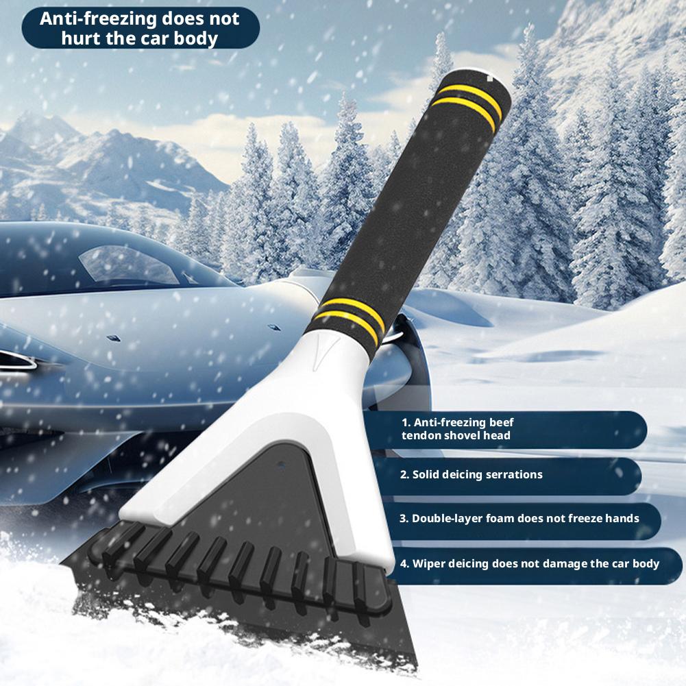 Windshield Snow Scraper Ergonomic Non Slip Small Car Windshield Ice Scraper Multifunctional Winter Snow Clearing Tools Snow