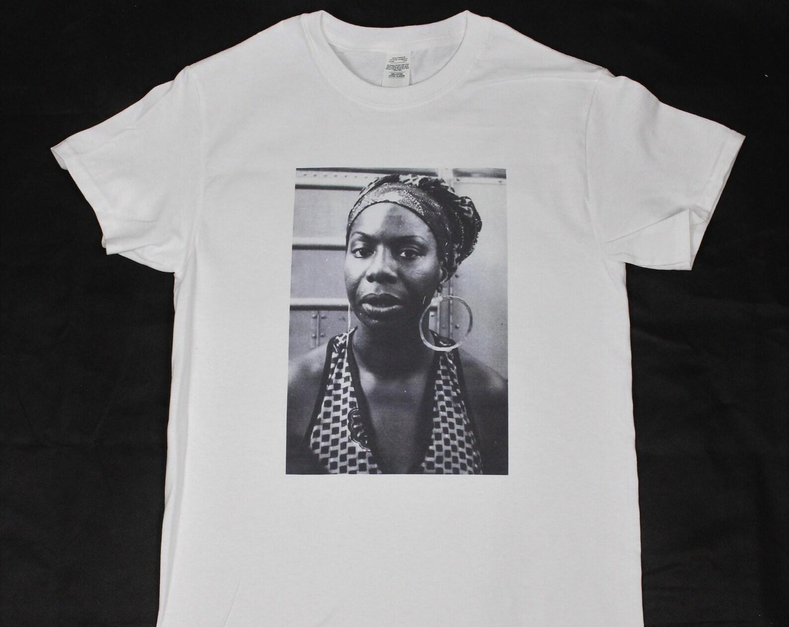 Nina Simone White T-Shirt sizes available S-3XL L