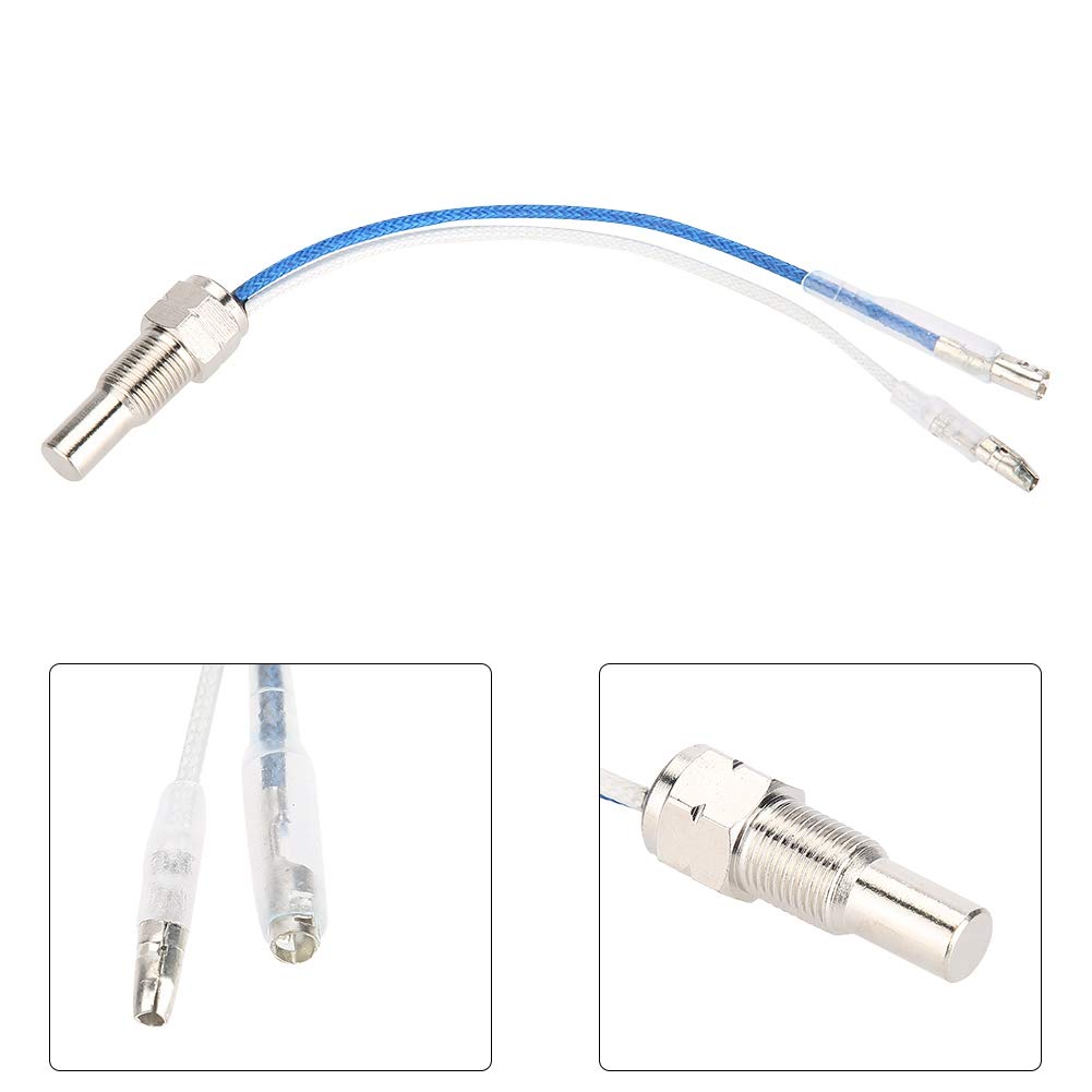 Vbestlife 1/8" Temperature Sensor / Temperature Sensor 0℃-150℃ Replacement Sensor Replacement 2 Braided Wire