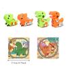 Plastic Dinosaur Track Car Toys Board Gams DIY Rail Assembled Puzzle  Preschool Boy and Girl