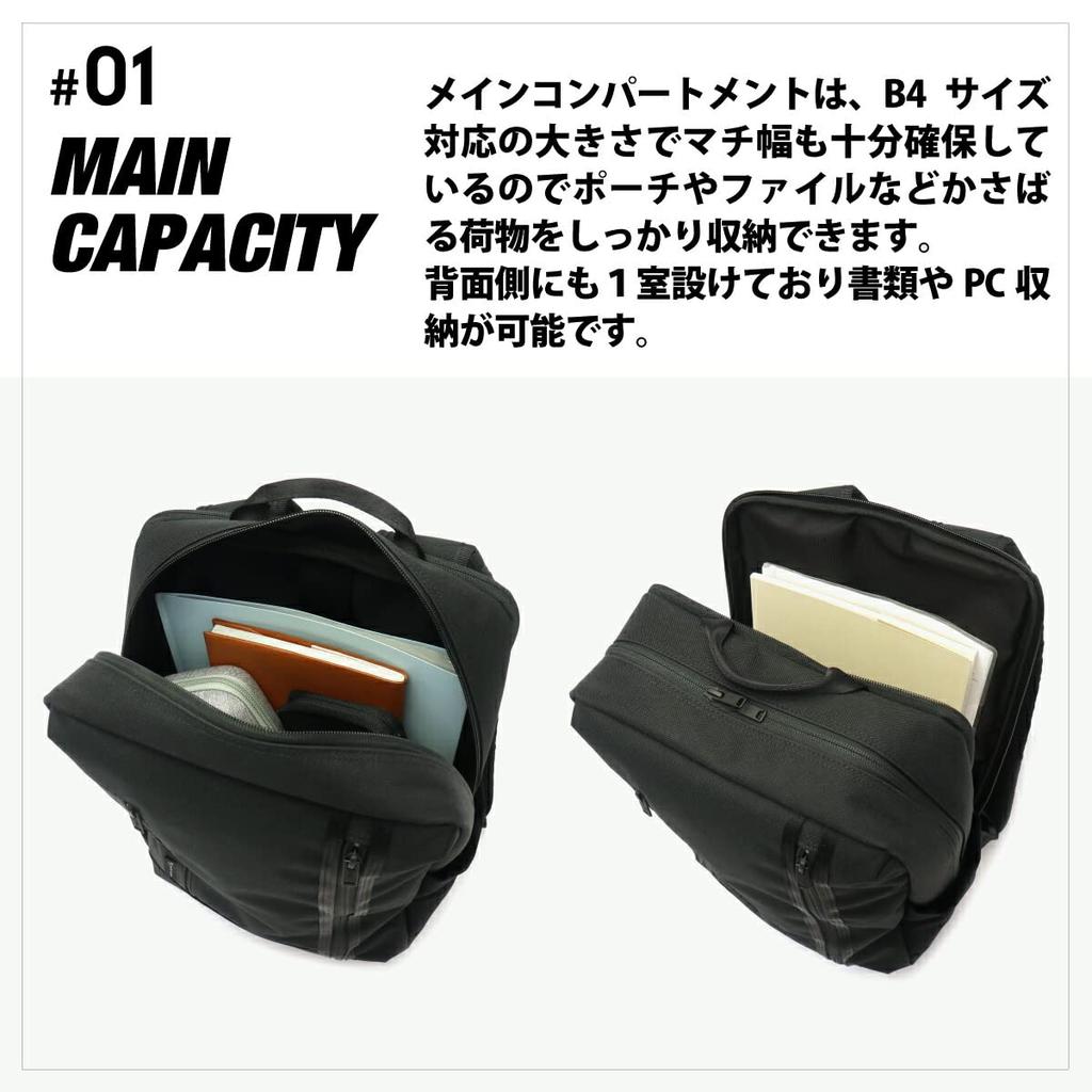 GRIT Business Backpack Our store limited model [Masterpiece] 43215-G Black/10