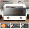 Iris Ohyama Steam Toaster Oven Toaster 4 Pieces Temperature Adjustment Tray with Timer Function Horizontal White SOT-012-W Off-White