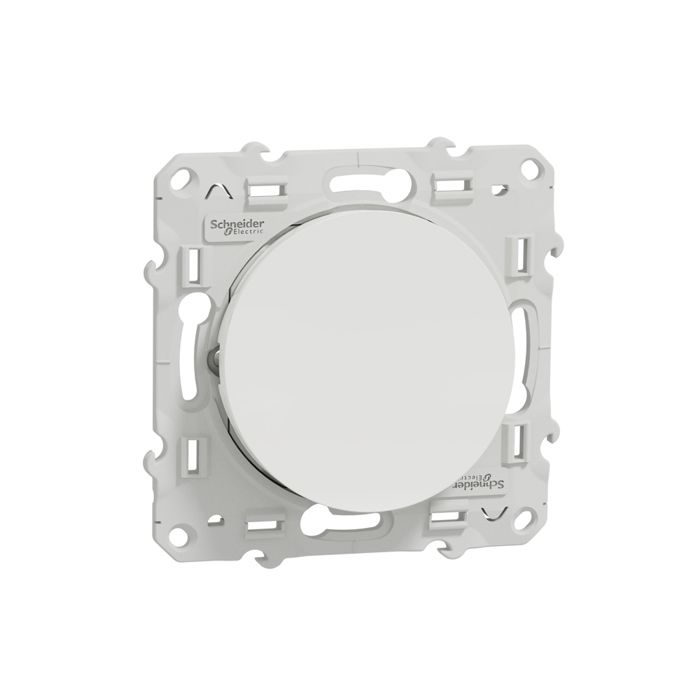 Interrupteur va-et-vient ODACE 10 A à vis Blanc - SCHNEIDER ELECTRIC - S520204