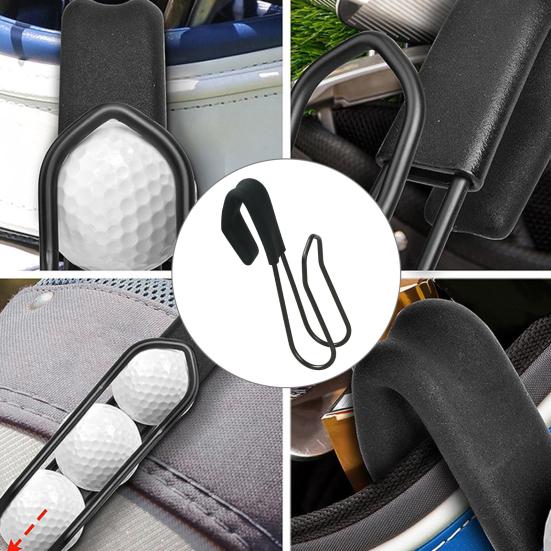 Golf Ball Holder with Quick-Draw Release Portable Waist Hip Metal Ball Carrier Holds 3 Balls Golf Accessory for Men Women