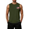 Men's Loose Fit Sleeveless Casual Tank Top with Flag Print 250 Years America Graphic Soft Lightweight Summer Muscle Shirt