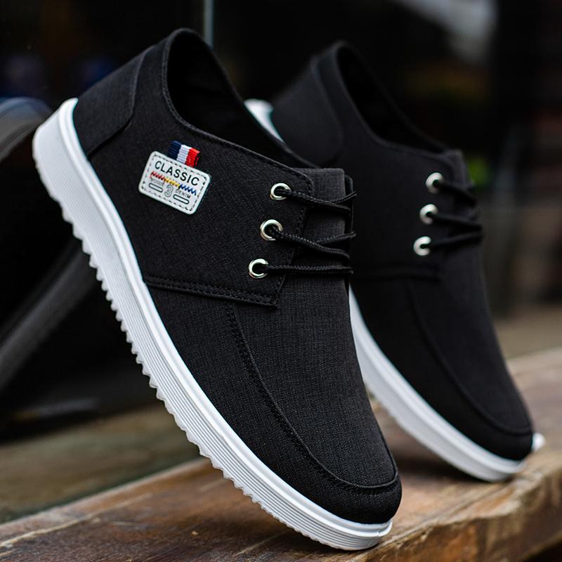2025 new canvas shoes men's low-top casual student shoes men's trendy shoes Korean version of trendy versatile board shoes men's shoes