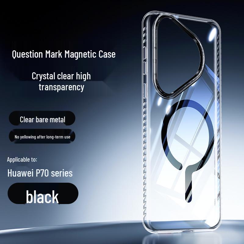 

Compatible with Pura70Ultra: High-Transparency, Non-Yellowing PC Hard Case with Magnetic Charging for Mate60Pro. Huawei Mate 60 Pro