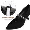 Transparent Pearl Bundle Shoelaces High Heels Anti-heel Not Heel Invisible Installation-free Elastic Elastic Fixed Shoelaces