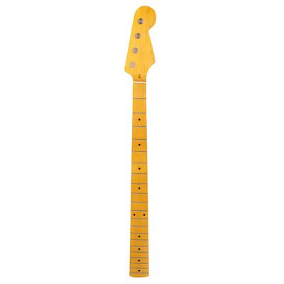 Bass Guitar Neck Canadian Maple 4 String 21 Fret Musical Instrument Replacement AccessoriesBright