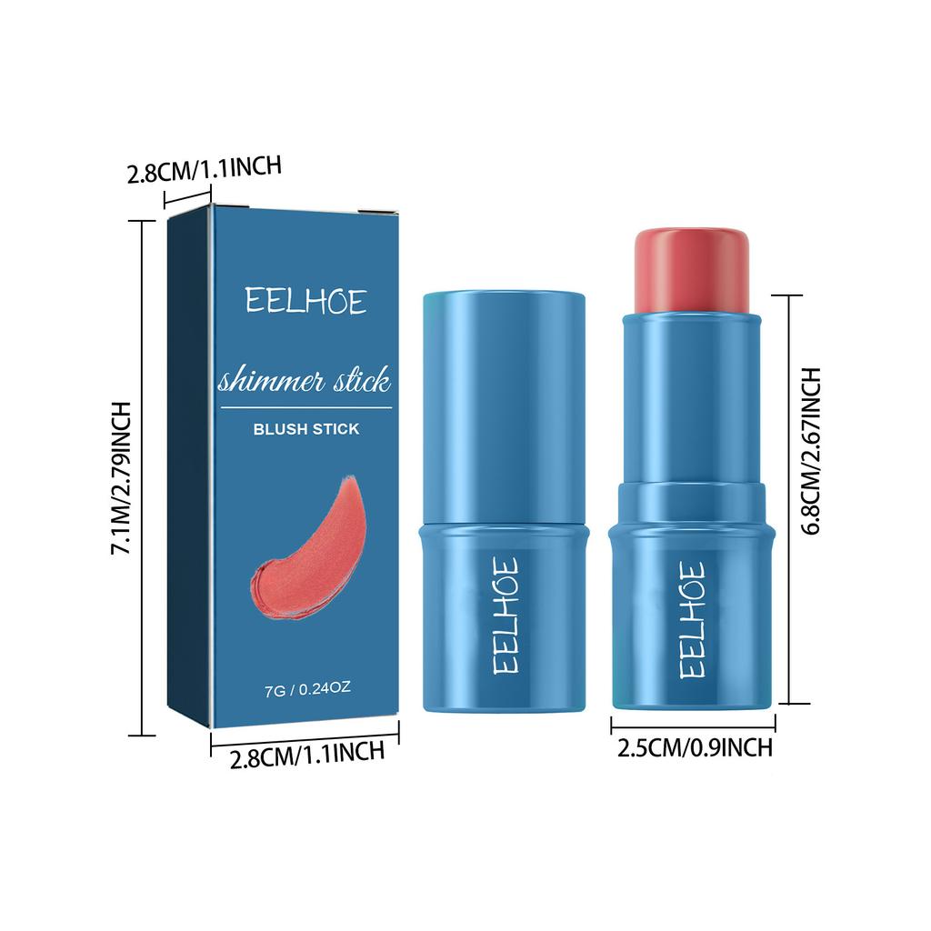 EELHOE 3 Farben 3D Face Brighten Highlighter Bar Kosmetischer Gesichtskontur-Bronzer Schimmer Highlighter Stick Concealer Creme Make-up-Tool