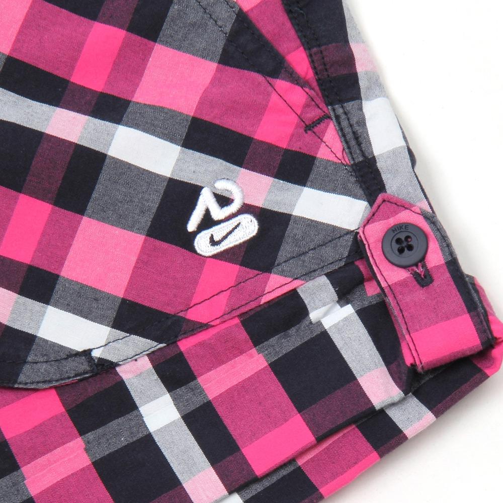 Women's Pants Nike Casual Shorts Women's Pink Moderate Straight Fit Pants