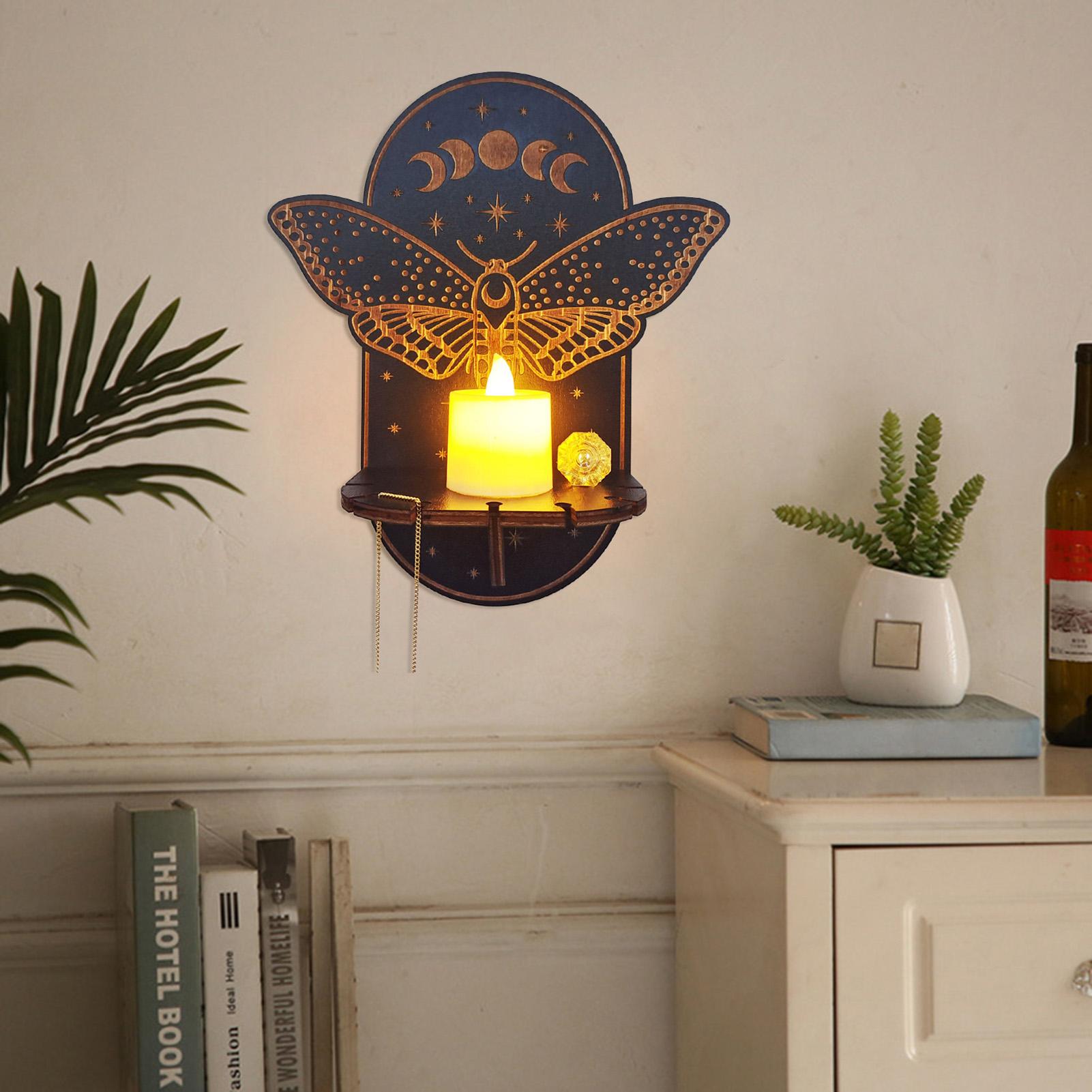 

Деревянный подсвечник подвесной декор светодиодный подсвечник в виде животного хрустальная подставка для медитации Snake