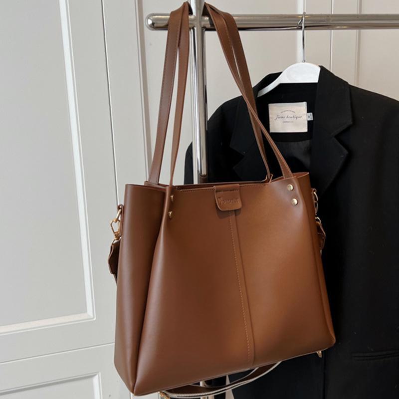Geantă tote de modă de mare capacitate pentru femei 2025 - toamnă/iarnă cu bretele late și geantă de mână de umăr.