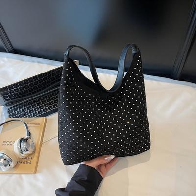 2025 Niche Casual Niche Design Underarm Bag Large Capacity Tote Bag Fashionable Versatile Shoulder Bucket Bag