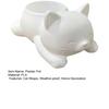 3D Printed Cat Planter Pot Lying Kitten Succulents Herb Plants Flower Pot Container for Indoor Outdoor Home Balcony Garden Decor