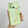 Phone Case For Realme 7I RMX2103 C17 Shockproof Case For Realme C17 Pretty Flowers Liquid Soft Silicone Back Cover Bumper Fundas