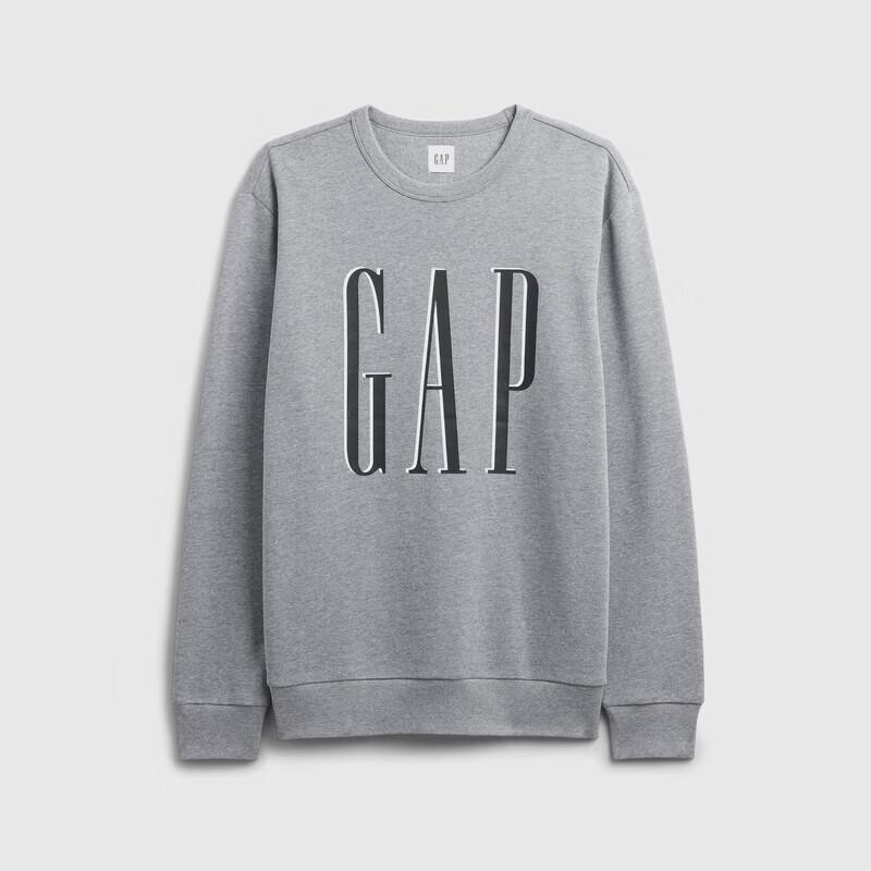 GAP Unisex Printed Logo Fleece Crewneck Sweatshirt