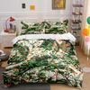 Abstract Splatter with Foliage. Bedding Sets Duvet Cover Sets Duvet Covers Pillowcases(1 * Duvet Cover 2 * Pillowcases, Without Duvet Insert)