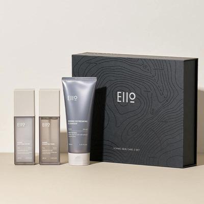 EIO Homme Hautpflege 3-Schritte-Set (Reiniger 150 ml + Toner 100 ml + Lotion 100 ml)