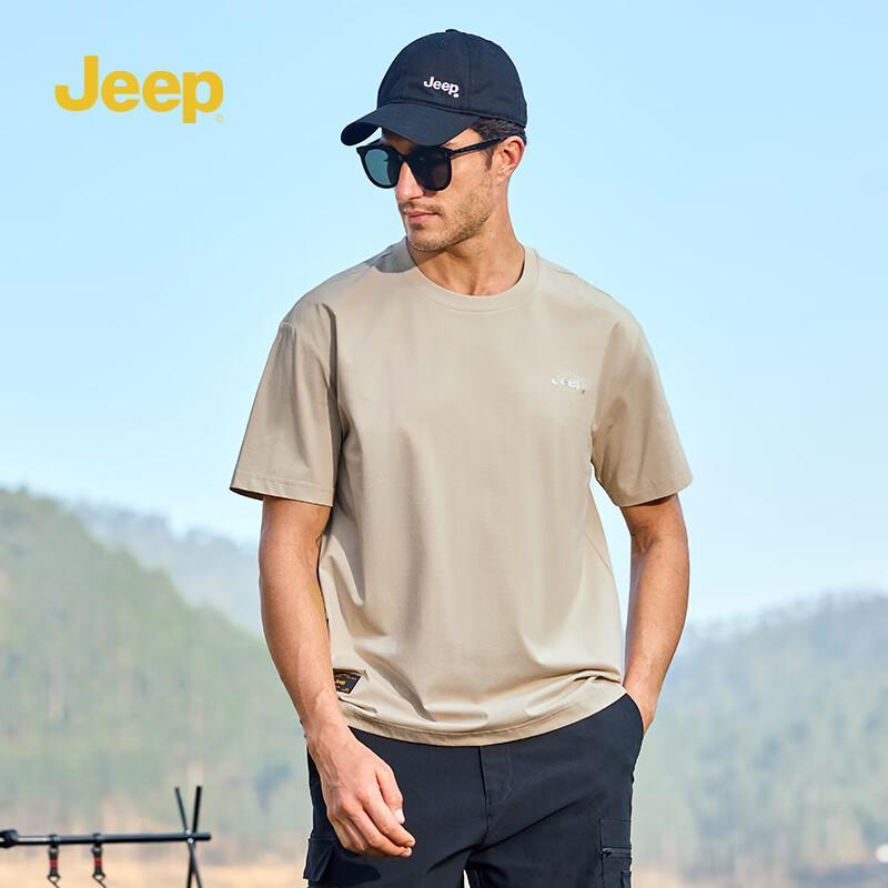 Jeep Men's American Style Breathable Short Sleeve T-Shirt