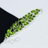 Peridotarmband, Grön peridotädelsten, Handgjorda peridotarmbandsmycken, Armband i grön färg, Gåva till henne, Jubileumsgåva Smycken