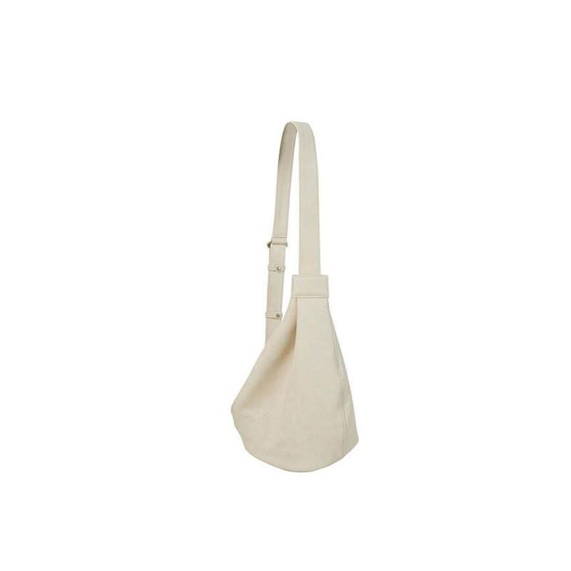 

Women s Bag 2025 New Style High-quality Casual Commuting Niche Design Single-shoulder Bucket Cross-body Chest White upgraded fabric