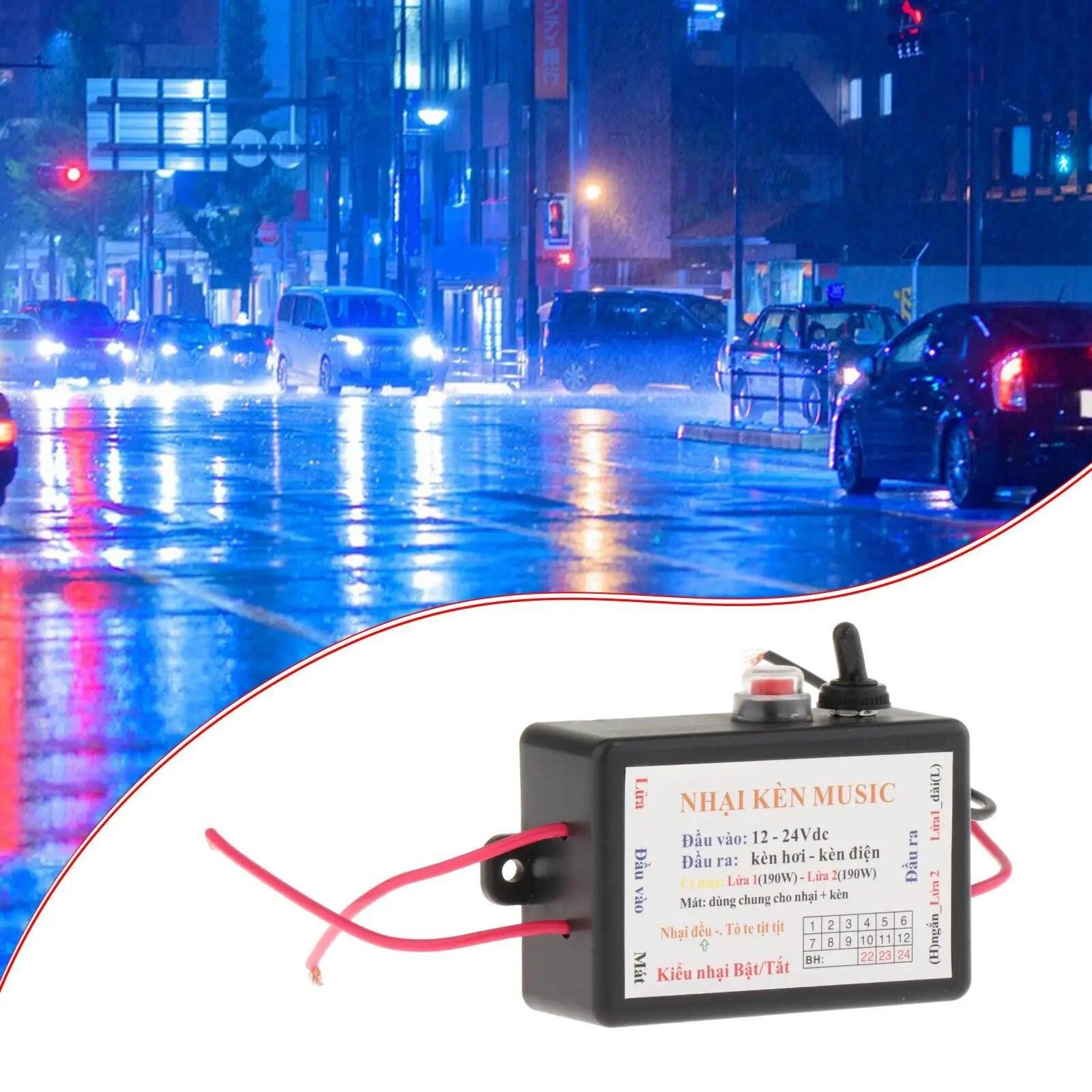 

Контроллер автомобильного звукового сигнала, прочное переключение громкости, контроллер звуковых эффектов автомобильного звукового сигнала, различные звуковые эффекты для морских грузовых автомобилей 3 Effects