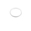 For Subaru Crosstrek 2019-2023 Silver Titanium Steering Wheel Logo Emblem Trim