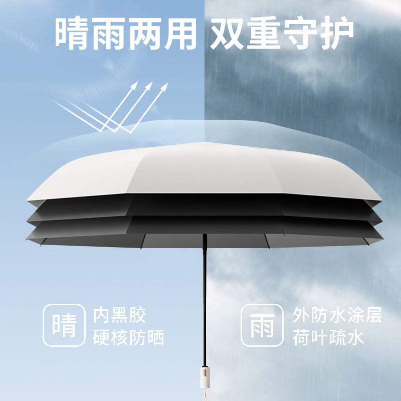 Fully Automatic Umbrella, Rain and Shine, Women's and Men's Parasols Are Enlarged, Thickened and Reinforced, and Special Umbrellas for Students