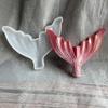 Fairy Mermaid Tail Scale Silicone Fondant Mould Beach Animal Cake Icing Mold