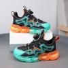 Boys' Autumn Waterproof Leather Sports Shoes with Soft Sole & Rotating Buckle