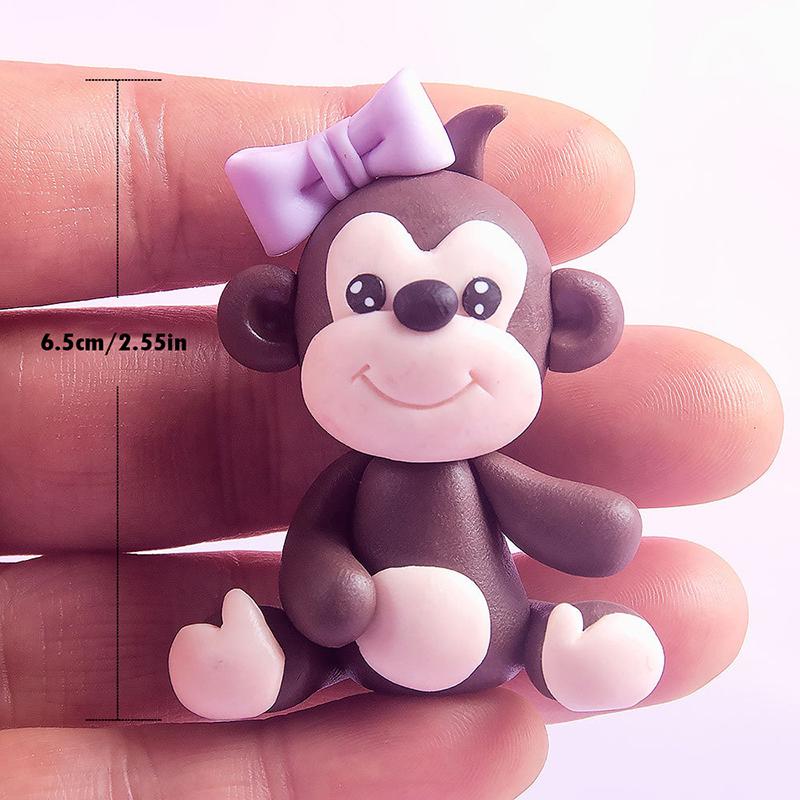 Decoration Happy Birthday Cake Toppers Decoration Wild One Cake Topper Giraffe Fox Tiger Cake Jungle Animals Birthday Party Decoration