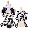 Soft Warm Fleece Pet Dog Clothes Jumpsuit Hoodie Small Dogs Puppy Cats Chihuahua Yorkshire Costume Coats Warmth for Cold Weather