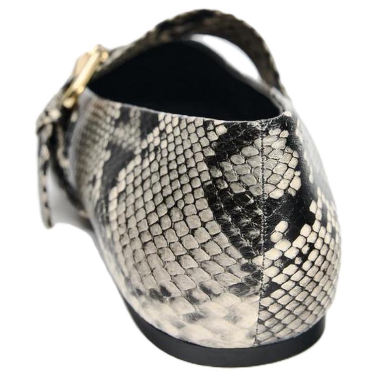 Zara Pu Fashion Retro Trendy Minimalist Comfortable Casual Shoes Women Shoes Beige Black 12502510201