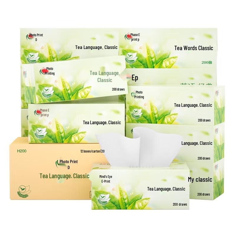 Vinda Tea Talk Classic 2-Ply Boxed Facial Tissues (12 Boxes)