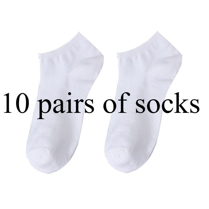 3/5/10 Unisex Boat Socks – Invisible, Moisture-Wicking, Odour-Resistant, Lightweight, Solid Colour, Breathable Summer Sports Socks