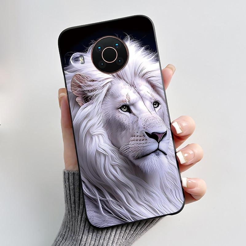 Viral Black Case For Nokia X20/Nokia X10 Fashion Dragon Kin Pattern Jelly Shell For Nokia X100 Shockproof Soft Cover