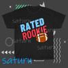 Футболка с логотипом Rated Rookie, смешная, размеры от S до 5XL