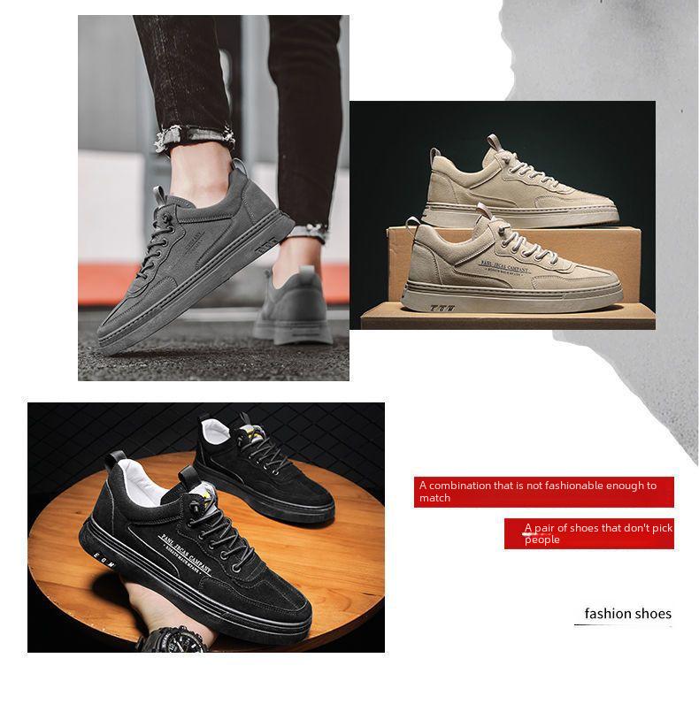 2024 Men's Spring Lightweight, Wear-Resistant Sneakers - Trendy Korean Style Casual Sports Shoes